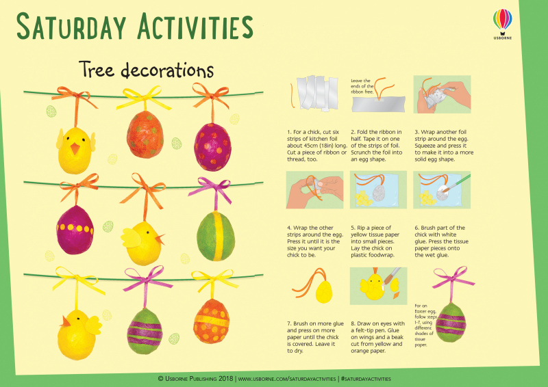 Easter - Tree decorations (Usborne)